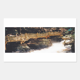 Sticker Rectangulaire Chemin dangereux