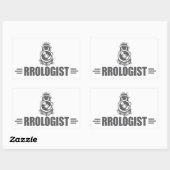 Sticker Rectangulaire Chemin de fer (Feuille)