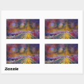 Sticker Rectangulaire Chemin pourpre (Feuille)