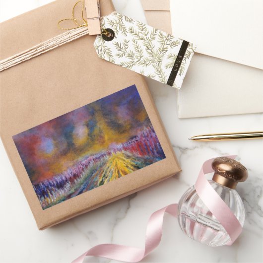 Sticker Rectangulaire Chemin pourpre (Cadeaux)