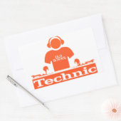 Sticker Rectangulaire chemise dj (Enveloppe)