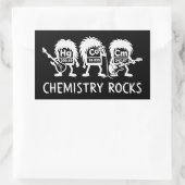 Sticker Rectangulaire Chemistry Rocks Science Rock Band (Sac)