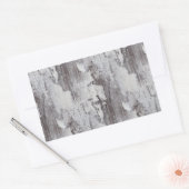 Sticker Rectangulaire Chêne blanc Maui déchiré apparence de grains de bo (Enveloppe)