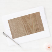 Sticker Rectangulaire Chêne Graisse de bois Look (Enveloppe)