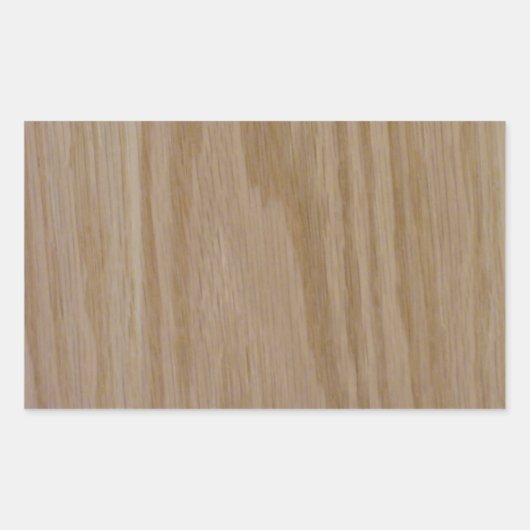 Sticker Rectangulaire Chêne naturel (Photographie de) (Devant)