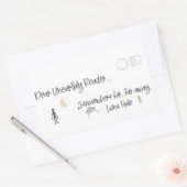 Sticker Rectangulaire Cher lecteur non mensuel (Enveloppe)