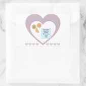 Sticker Rectangulaire Cher Père Noël - Apportez des jouets (Sac)