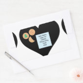 Sticker Rectangulaire Cher Père Noël - Apportez des jouets (Enveloppe)