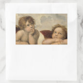 Sticker Rectangulaire Chérubins Anges Raphaël (Sac)