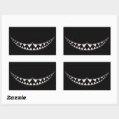 Sticker Rectangulaire Cheshire Grin III (Feuille)