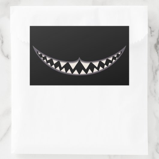Sticker Rectangulaire Cheshire Grin III (Sac)
