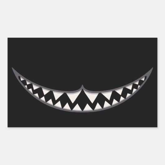 Sticker Rectangulaire Cheshire Grin III (Devant)