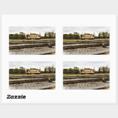 Sticker Rectangulaire Chessie System Caboose à Toledo, OH 1996 (Feuille)