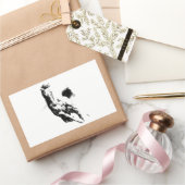 Sticker Rectangulaire Cheval de course (Cadeaux)
