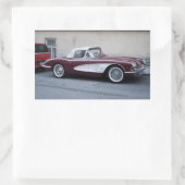 Sticker Rectangulaire Chevrolet Corvette (Sac)