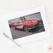 Sticker Rectangulaire Chevrolet Corvette (Enveloppe)