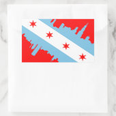 STICKER RECTANGULAIRE CHICAGO - SCUBA (Sac)