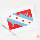 STICKER RECTANGULAIRE CHICAGO - SCUBA (Enveloppe)
