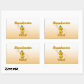 Sticker Rectangulaire Chick (Feuille)