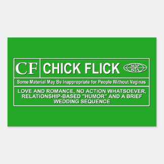 Sticker Rectangulaire Chick Flick