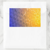 Sticker Rectangulaire Chimie (Sac)