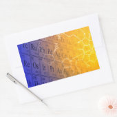 Sticker Rectangulaire Chimie (Enveloppe)