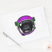Sticker Rectangulaire Chimp. spatial (Enveloppe)