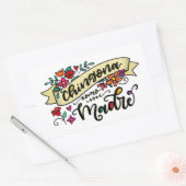 Sticker Rectangulaire Chingona Como Mi Madre, Dur Comme Ma Mama (Enveloppe)