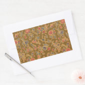 Sticker Rectangulaire Chintz Fleur Classique Joli Design Floral Doux (Enveloppe)