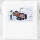 Sticker Rectangulaire Chipper de Timberwood (Sac)