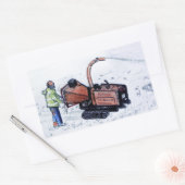 Sticker Rectangulaire Chipper de Timberwood (Enveloppe)