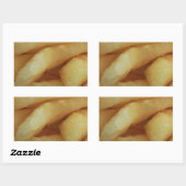 Sticker Rectangulaire Chips/Fries (Feuille)