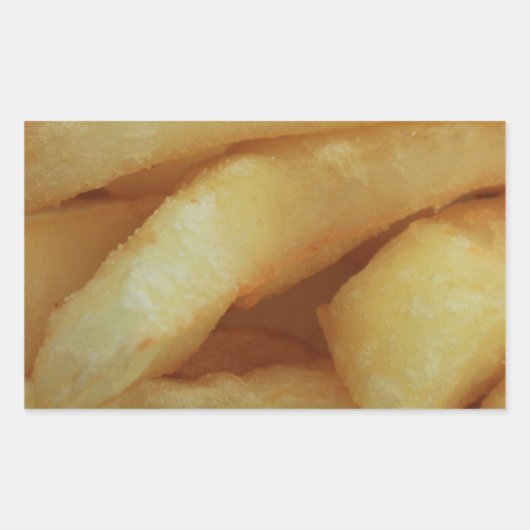 Sticker Rectangulaire Chips/Fries (Devant)