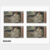 Sticker Rectangulaire Chloe (par Edward Poynter) (Feuille)