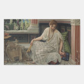 Sticker Rectangulaire Chloe (par Edward Poynter) (Devant)