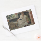 Sticker Rectangulaire Chloe (par Edward Poynter) (Enveloppe)