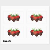 Sticker Rectangulaire Chocolat (Feuille)