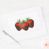 Sticker Rectangulaire Chocolat (Enveloppe)