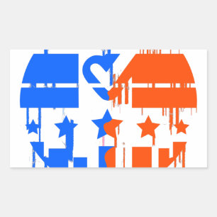 Sticker Rectangulaire Choisissez votre avenir