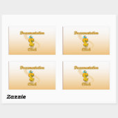 Sticker Rectangulaire Choix de documentation (Feuille)