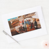 Sticker Rectangulaire Chol Hamoed Pesach. Casablanca Maroc (Enveloppe)