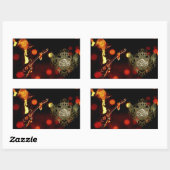 Sticker Rectangulaire Chord-guitare CDO-Sticker (Feuille)