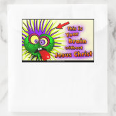 Sticker Rectangulaire chrétien (Sac)