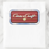 Sticker Rectangulaire Chris Craft Boats (Sac)