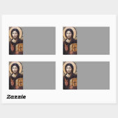 Sticker Rectangulaire Christ comme chef de tous (Feuille)