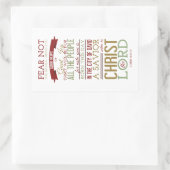 Sticker Rectangulaire Christ le Seigneur (Sac)