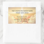 Sticker Rectangulaire Christian Heavenly Cloud Church (Sac)