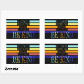 Sticker Rectangulaire Christian Miracle Worker BE Kind (Feuille)