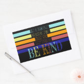 Sticker Rectangulaire Christian Miracle Worker BE Kind (Enveloppe)