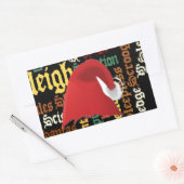 Sticker Rectangulaire Christmas empoisonne Have a Nice Day & a Better Ni (Enveloppe)